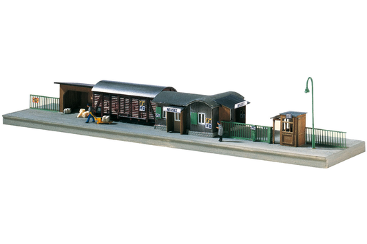 Piko 60028 N Scale Temporary Railroad Station Building Kit