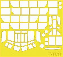 Eduard EX070 1/48 Mask Ju 52/3m for Revell/Monogram Canopy Mask Set