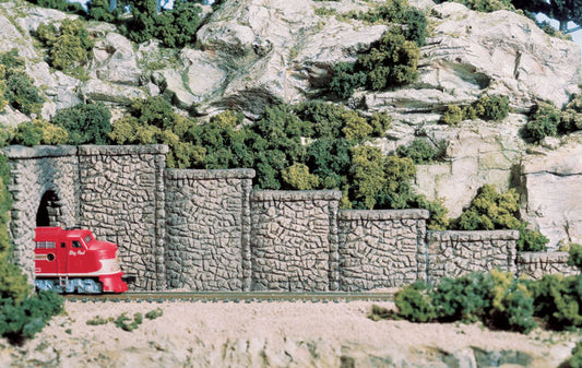 Woodland Scenics C1161 N Scale Random Stone Retaining Wall