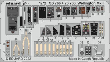 Eduard SS766 1/72 Wellington Mk.II for Airfix