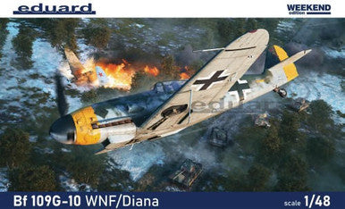 Eduard 84182 1/48 WWII Bf109G10 WNF/Diana German Fighter (Plastic Kit)