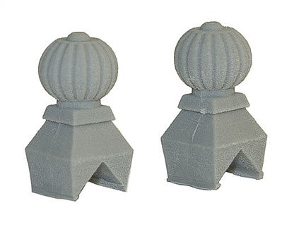 Bar Mills 4036 O Scale Rooftop Turbine -- Unpainted pkg(2)