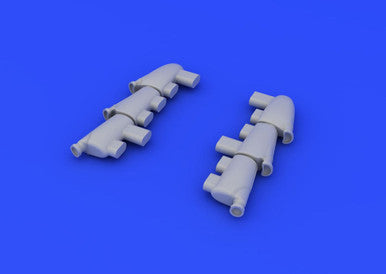 Eduard 648230 1/48 Hurricane Mk. I Exhaust Stacks for AIR (Resin)