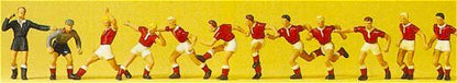 Preiser 10075 HO Scale Recreation & Sports Soccer Team