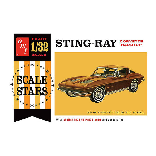 amt 1112 1 32 scale 1963 chevrolet corvette stingray