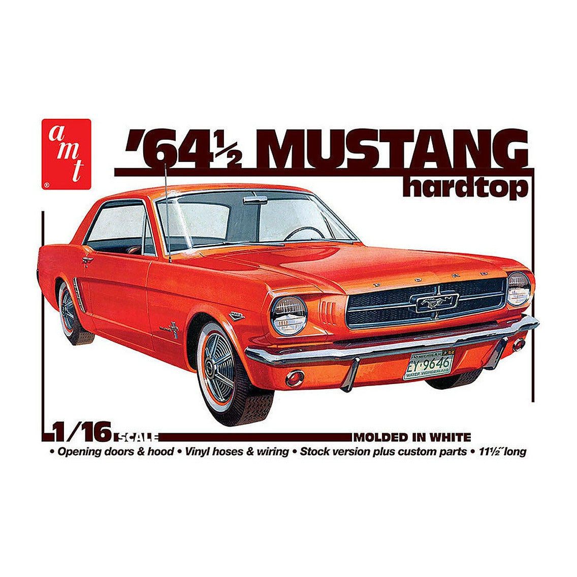 amt 1461 1 16 scale 1964 1 2 mustang coupe
