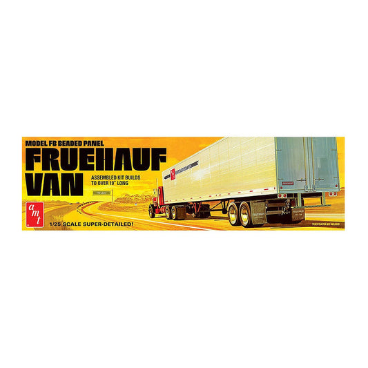 amt 1478 1 25 scale fruehauf 40 beaded van trailer