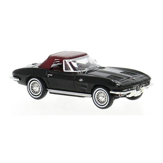 brekina 18025 1 87 1962 corvette c2 convertible red diecast
