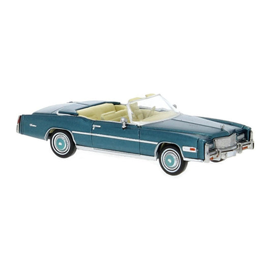 brekina 19755 1 87 1976 cadillac eldorado red diecast convertible