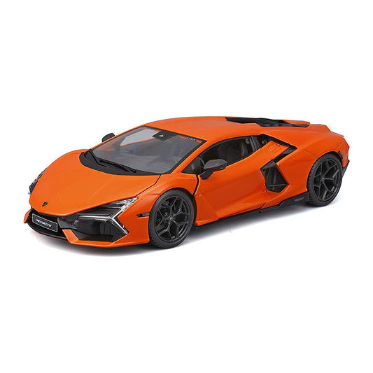 bburago 21106or 1 24 lamborghini revuelto orange diecast hypercar