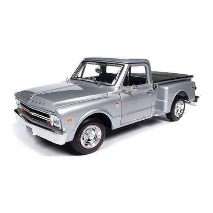 auto world 324 1 18 1968 chevy c10 stepside pickup truck diecast model