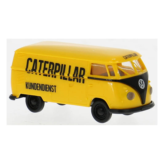 brekina 32795 1 87 caterpillar 1960 vw t1b box wagon diecast