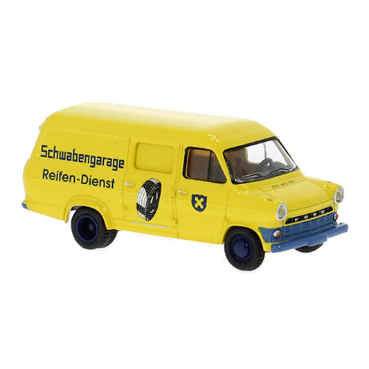 brekina 34163 1 87 schwabengarage 1970 ford transit diecast