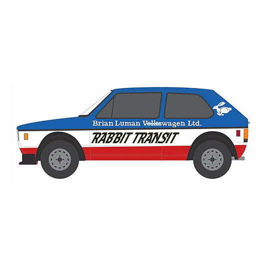 greenlight 36110 e 1 64 scale rabbit transit 1980 volkswagen rabbit gti widebody