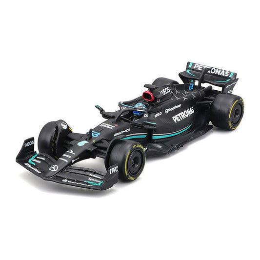 bburago 38081 no63 1 43 2023 mercedes amg racing 63 diecast f1 car