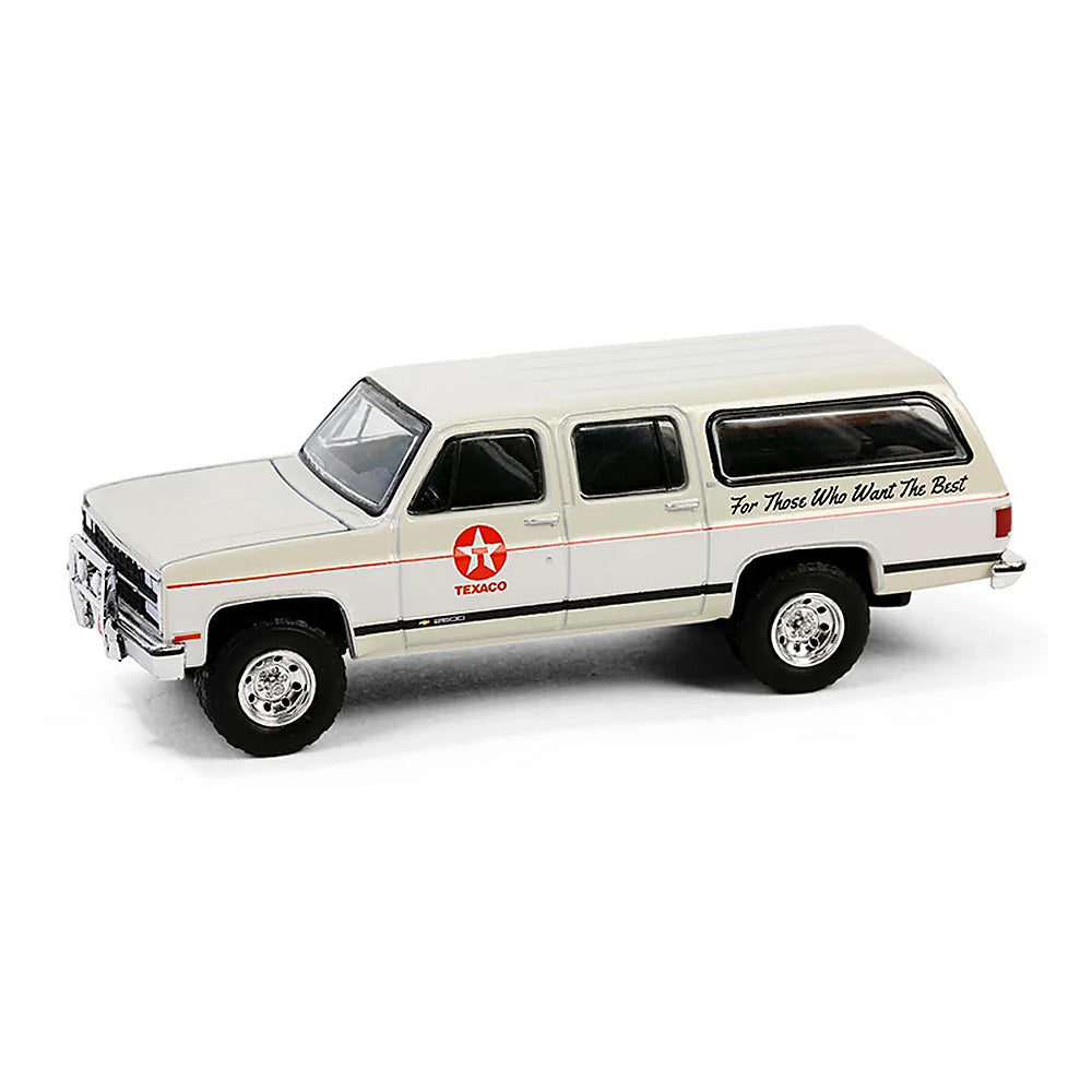 greenlight 41165 e 1 64 scale texaco 1990 chevrolet suburban