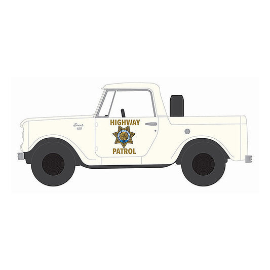 greenlight 43040 b 1 64 scale california highway patrol 1964 harvester scout half