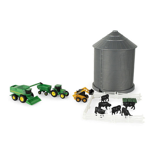 ertl 47595 1 64 scale john deere grain bin playset lp85917 includes tractor