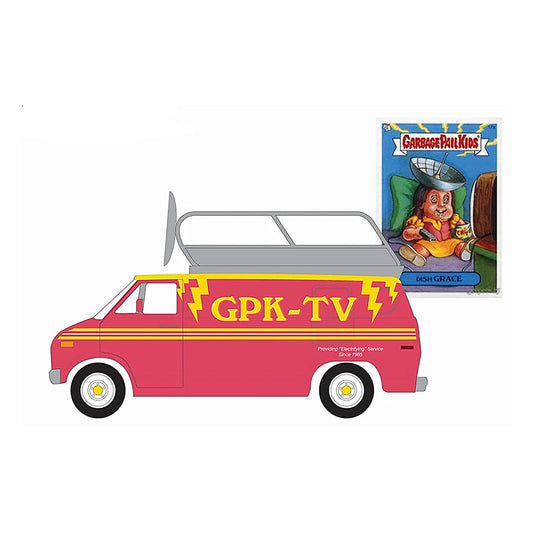 greenlight 54110 d 1 64 scale dish grace 1976 dodge b 100