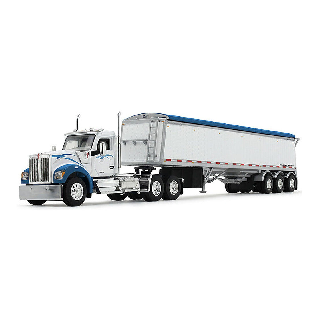 dcp 60 2177 1 64 kenworth w990 day cab w lode king trailer