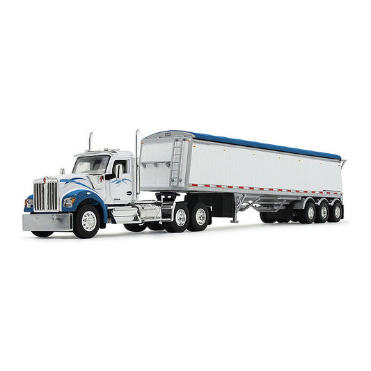dcp 60 2177 1 64 kenworth w990 day cab w lode king trailer