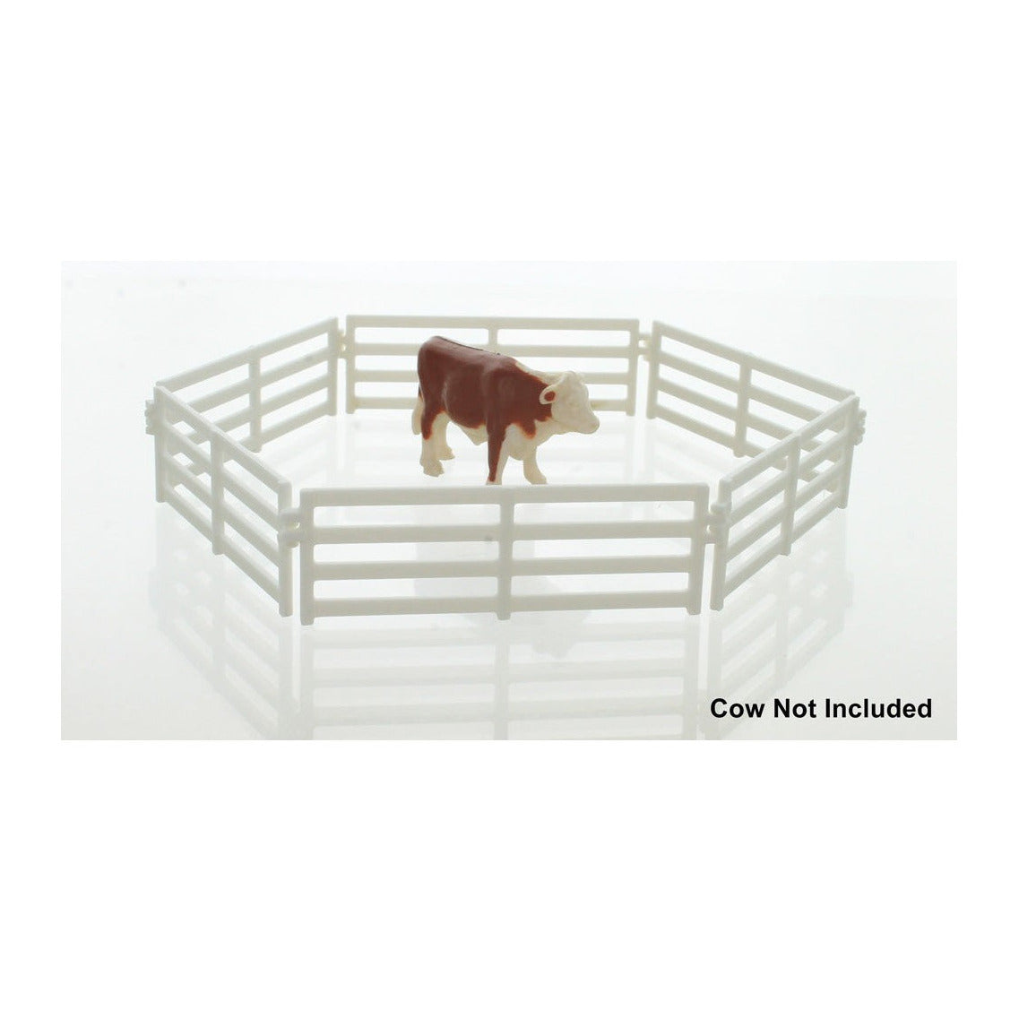 3d to scale 64 319 wt 1 64 white fence sections 12ft scene accessory