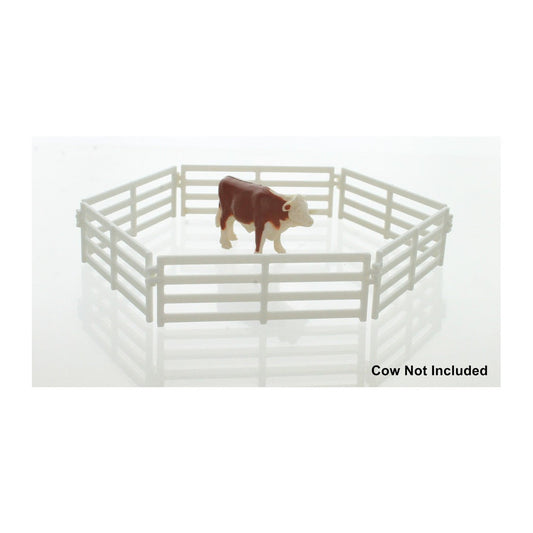 3d to scale 64 319 wt 1 64 white fence sections 12ft scene accessory