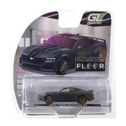 greenlight 68070 b 1 64 scale 2024 ford mustang gt dark matter gray