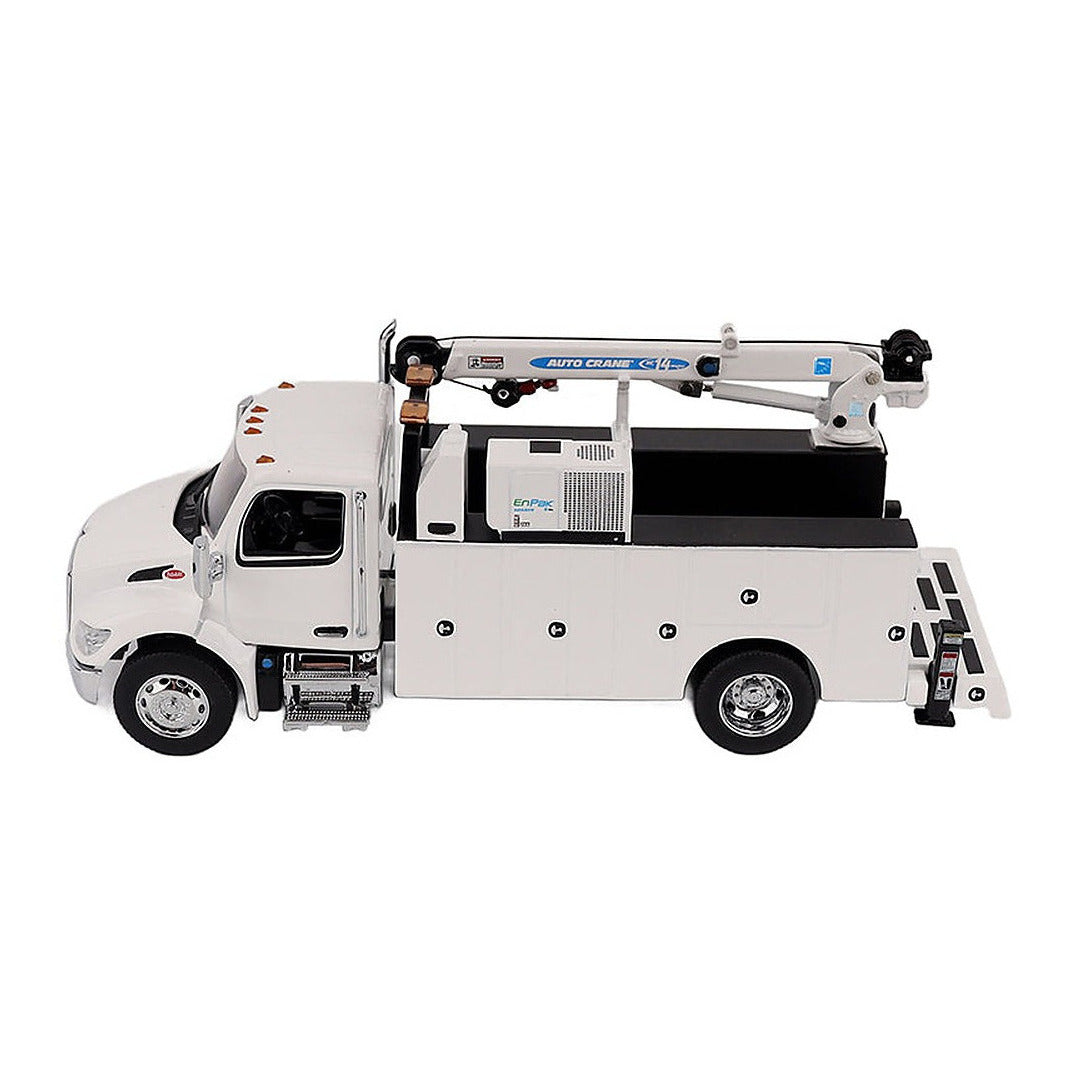 diecast masters 71214 1 50 peterbilt 536 titan85 auto crane work truck