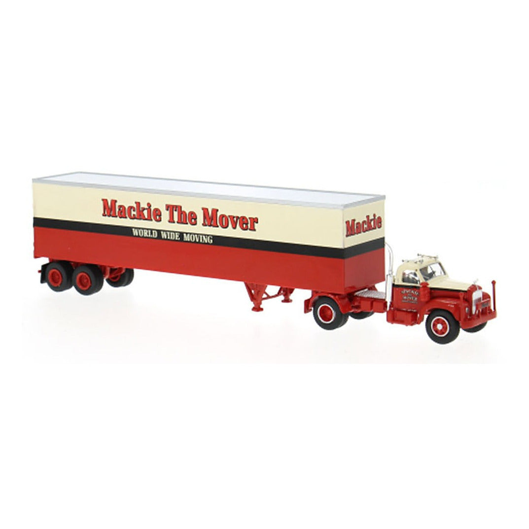 brekina 85982 1 87 mackie mover 1953 mack b61 diecast model