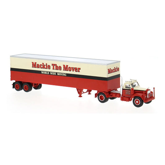 brekina 85982 1 87 mackie mover 1953 mack b61 diecast model