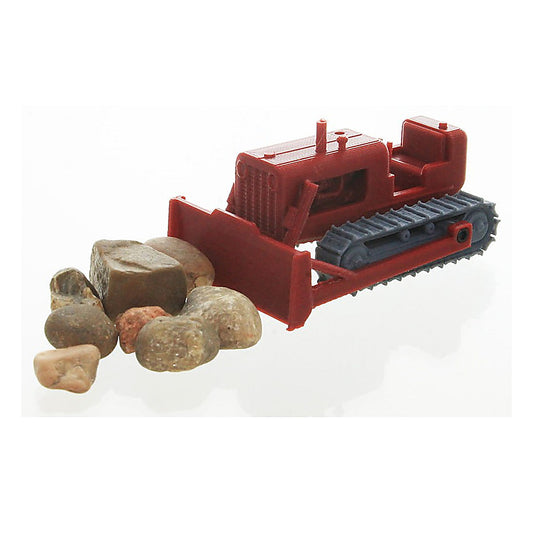 3d to scale 87 400 r 1 87 vintage bulldozer dark red