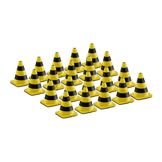conrad 99823 01 1 50 scale traffic cone set yellow and black each