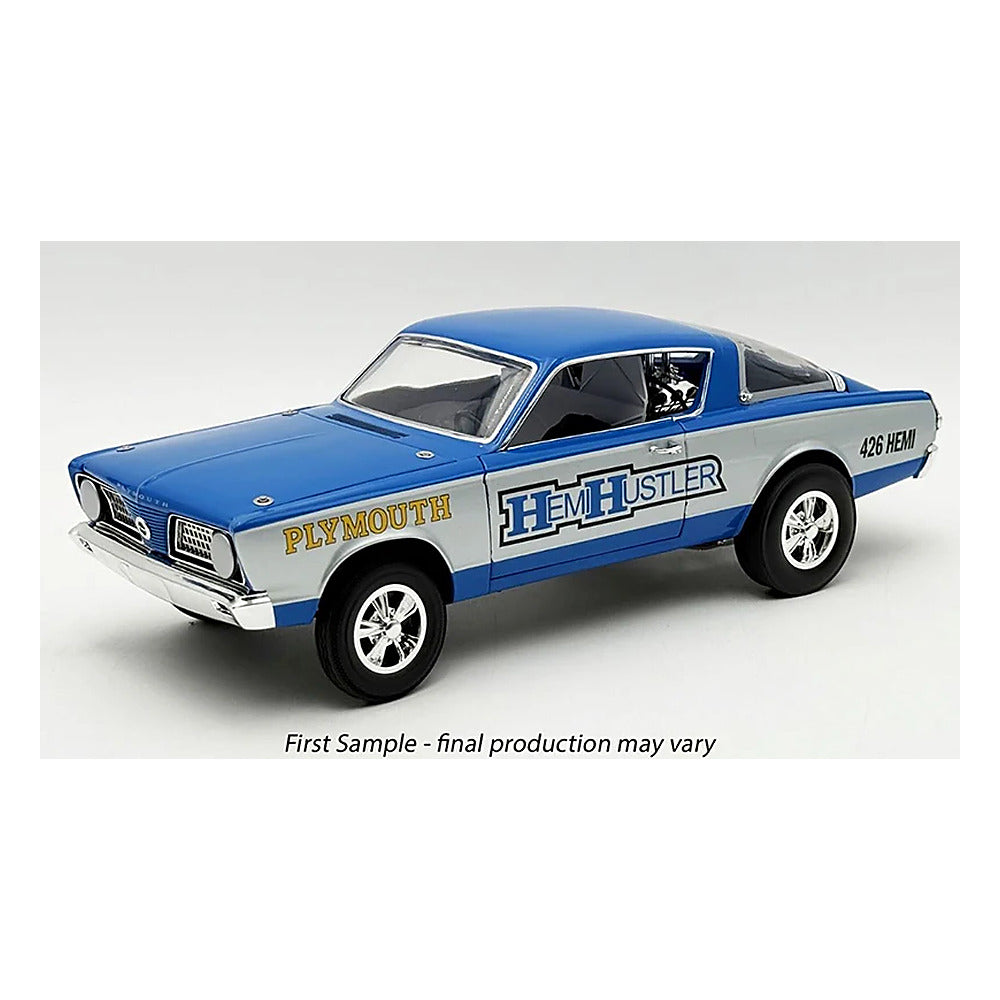 acme a1806138 1 18 1966 plymouth barracuda hemi hustler limited model