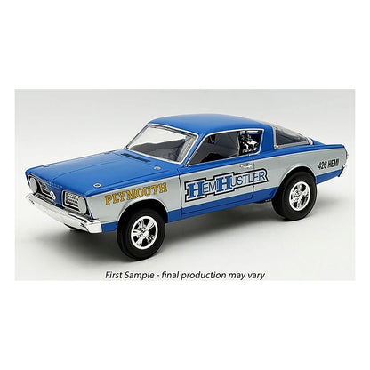 acme a1806138 1 18 1966 plymouth barracuda hemi hustler limited model