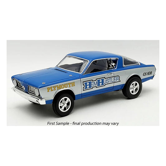 acme a1806138 1 18 1966 plymouth barracuda hemi hustler limited model