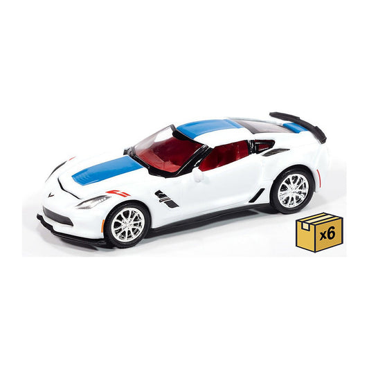 auto world awsp176 a case 1 64 corvette grand sport 2018 case pack