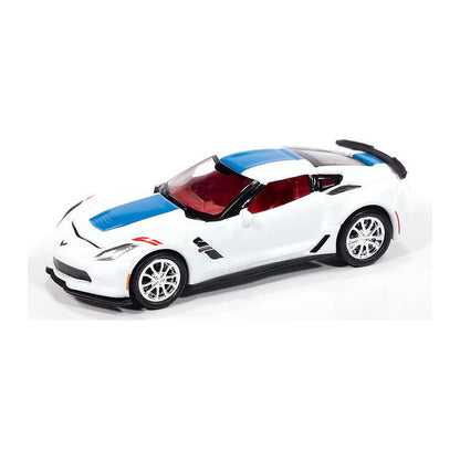 auto world awsp176 a 1 64 2018 corvette grand sport diecast car model
