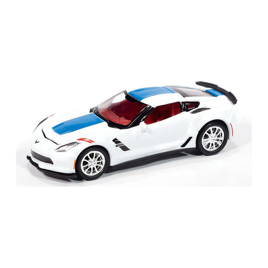 auto world awsp176 a 1 64 2018 corvette grand sport diecast car model