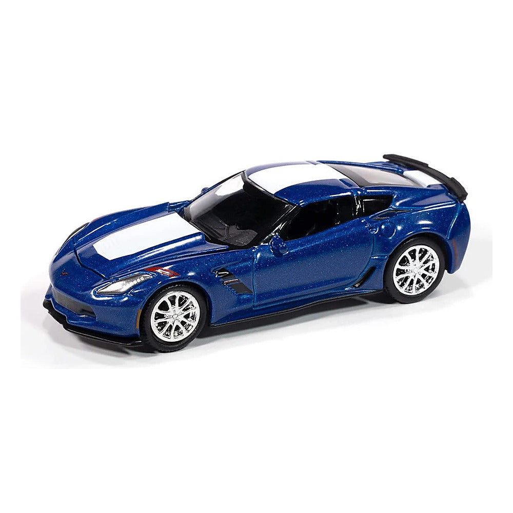 auto world awsp176 b 1 64 2018 corvette grand sport diecast replica