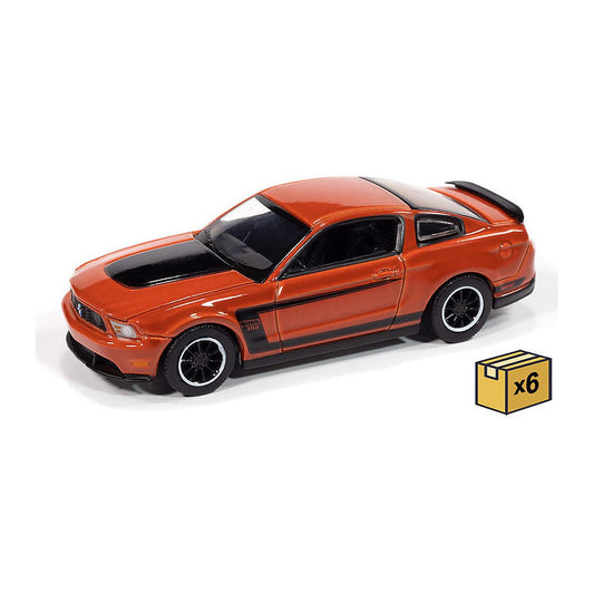 auto world awsp186 b case 1 64 mustang boss 302 2012 case pack