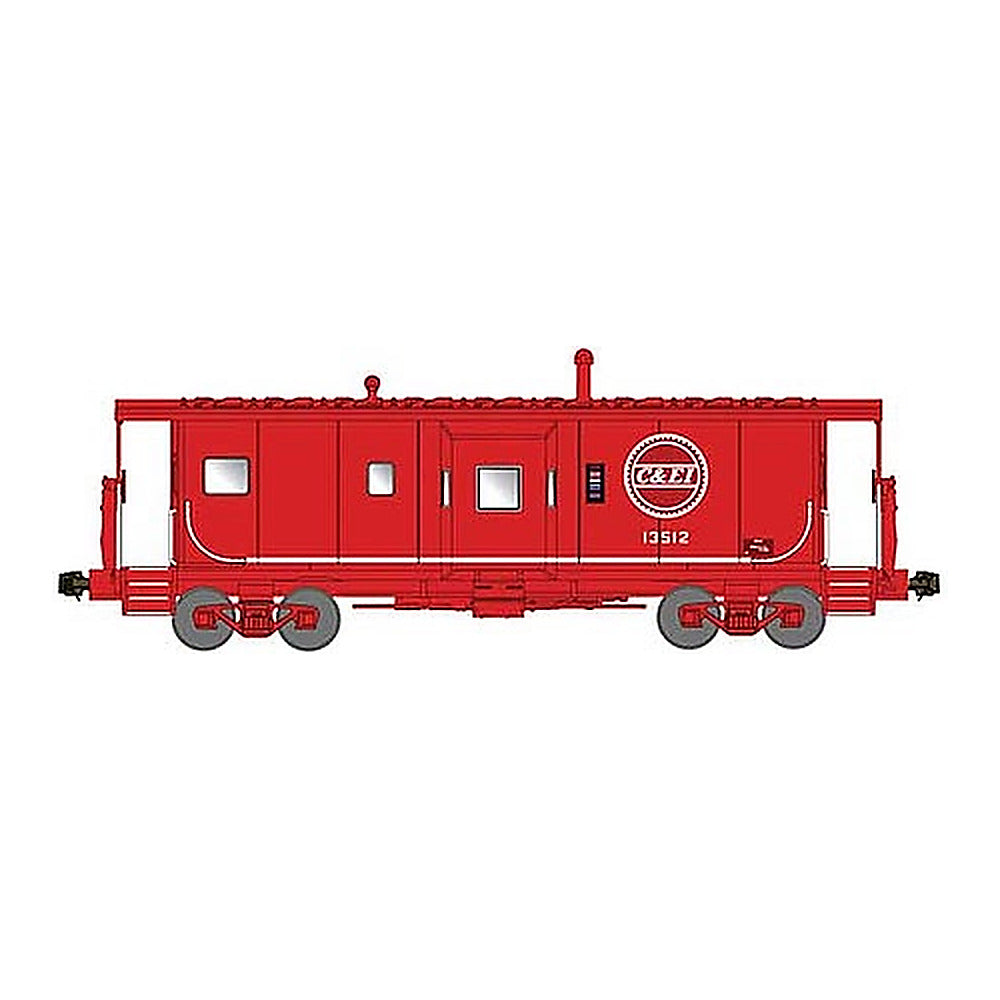bluford shops 42141 n scale c el buzzsaw caboose 13514