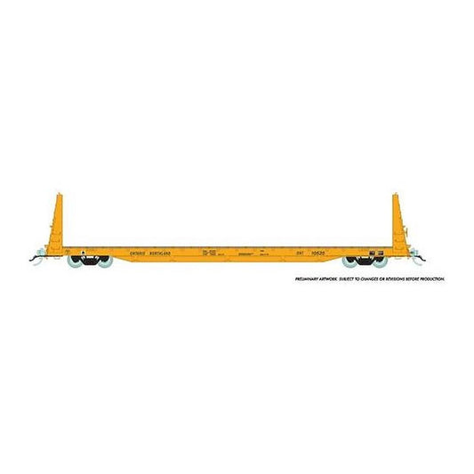 rapido trains 147007a ho scale onr flatcar yellow