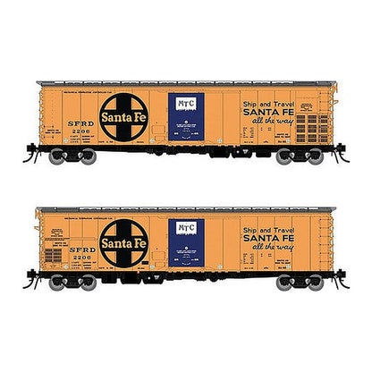 rapido trains 156008 ho scale sf rr 60 reef sf al 4 pack