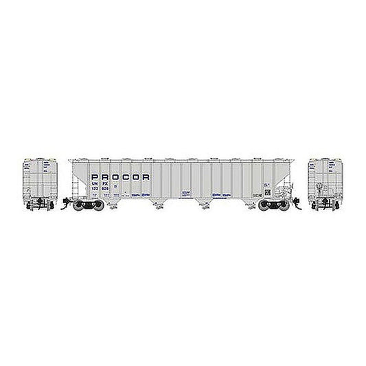rapido trains 157002 ho scale unpx procor hopper 6 pack