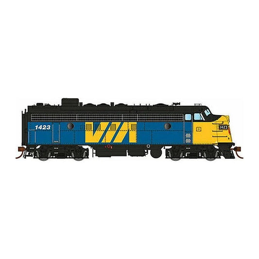 rapido trains 222547 ho scale via rail fp7 dcc 1418