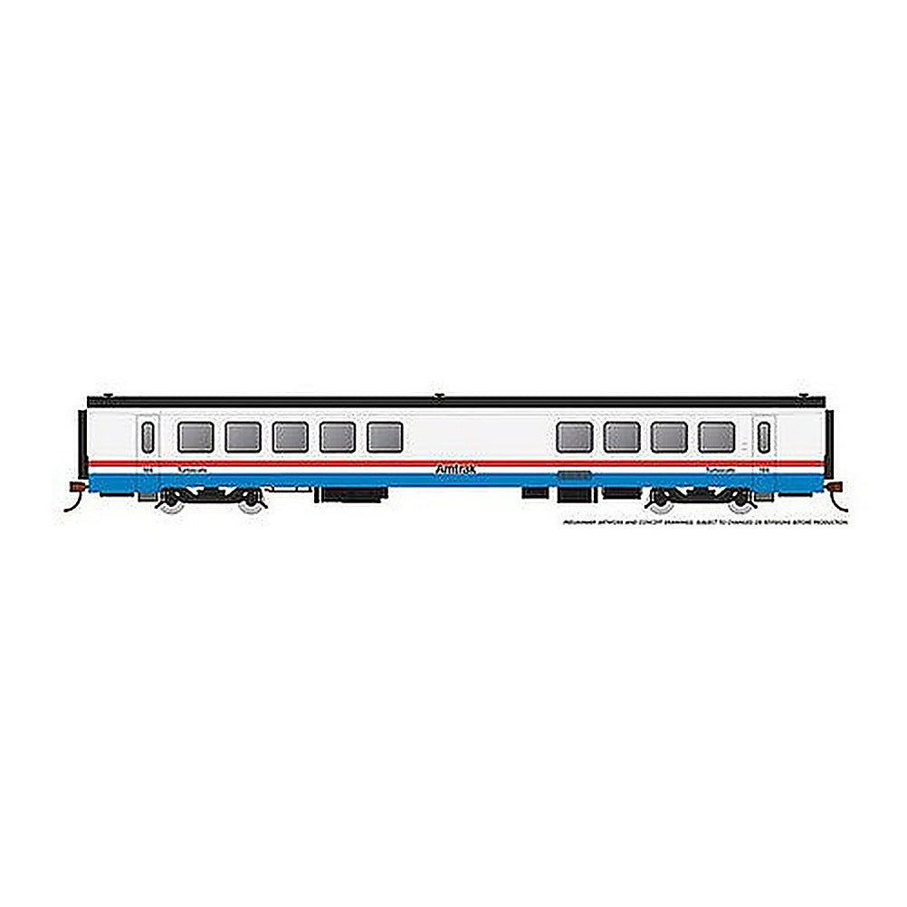 rapido trains 25106 ho scale amtrak rtl turbo 186