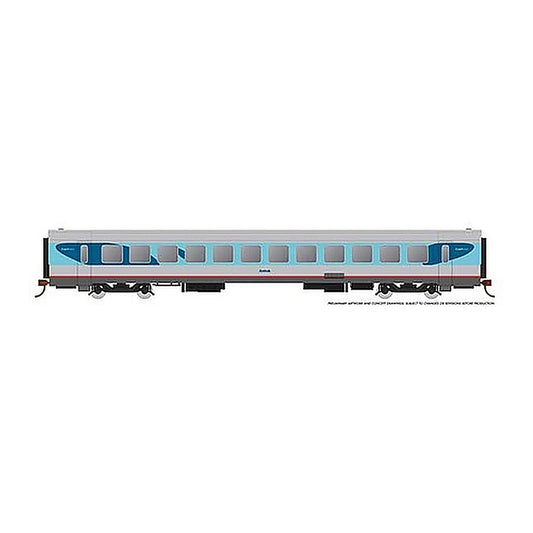 rapido trains 25107 ho scale amtrak rtl turbo no