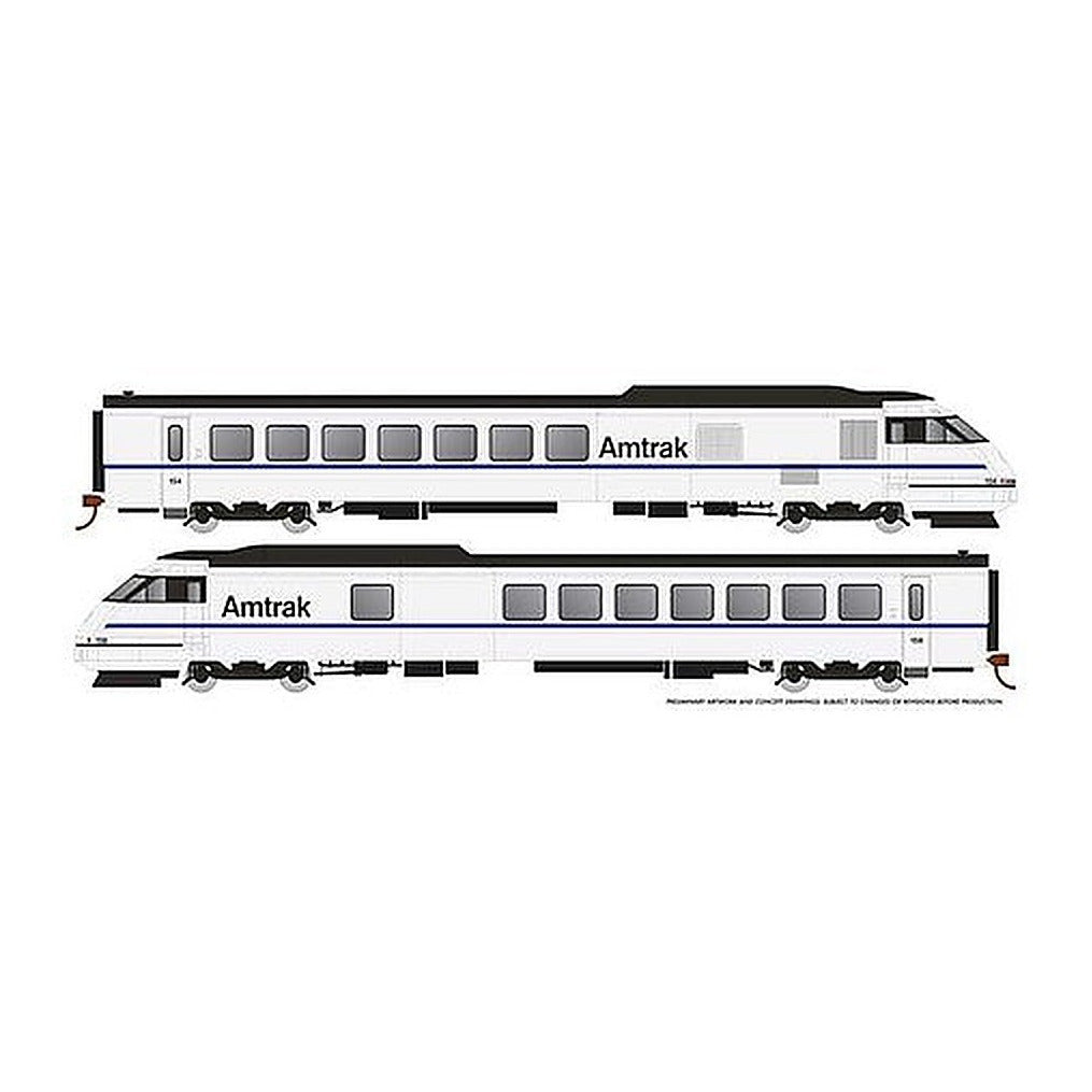 rapido trains 25506 ho scale x2000 demo rtl turbo s