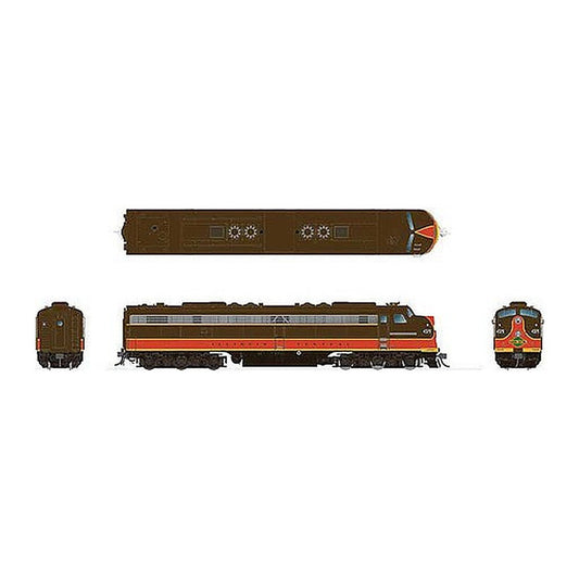 rapido trains 28523 ho scale ic rail e8a 4032